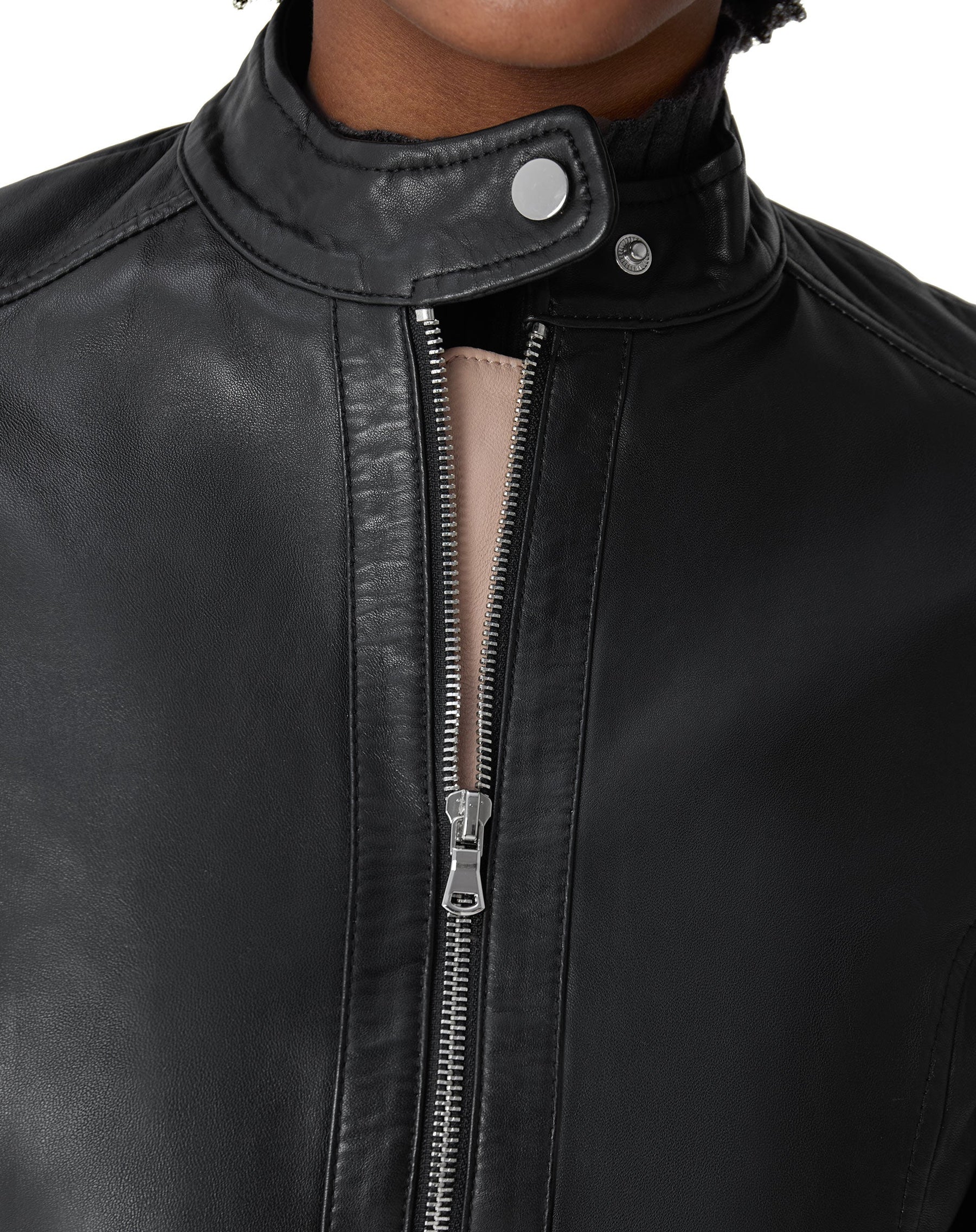 Jaqueta Couro Pelica Essential - Preto