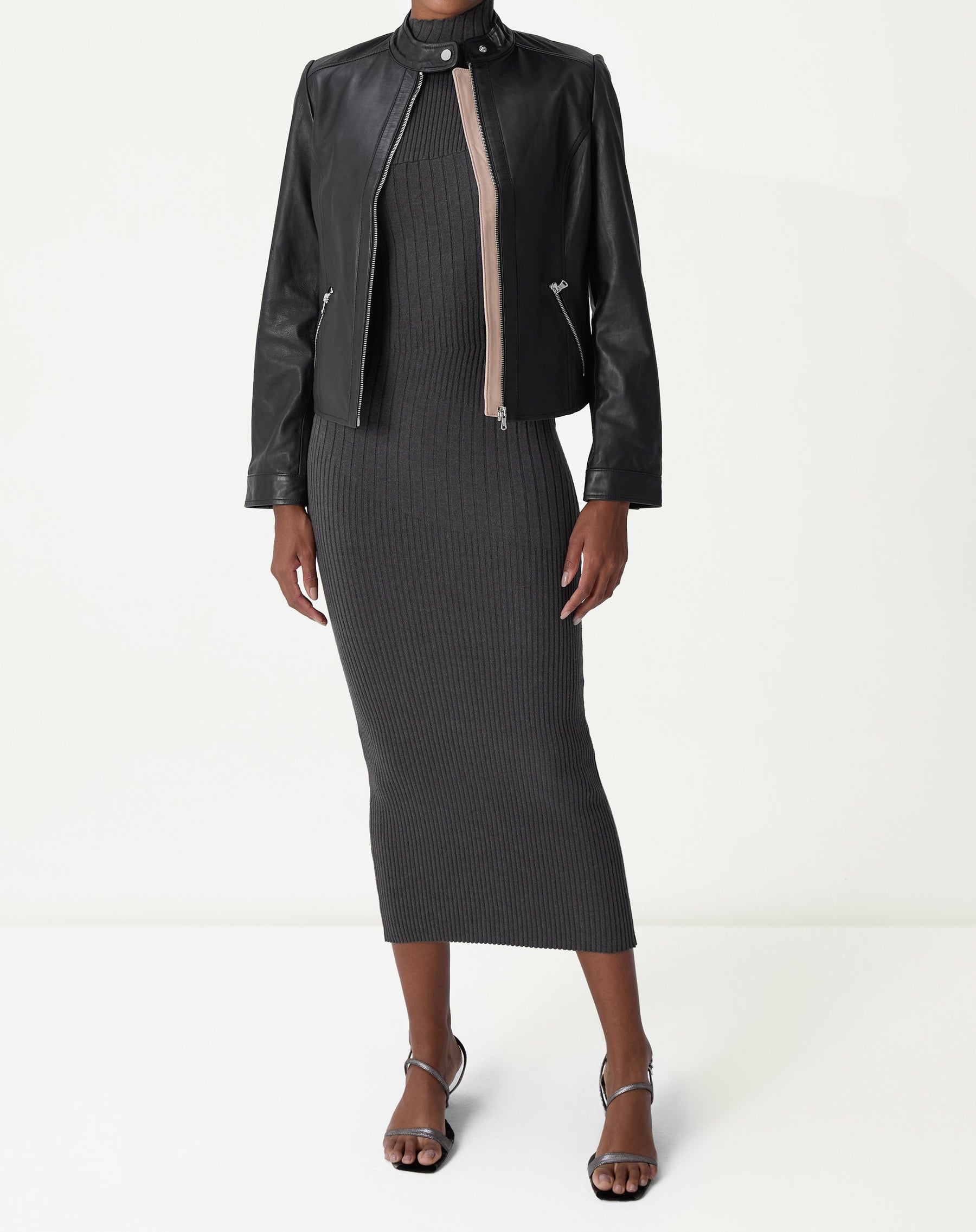 Jaqueta Couro Pelica Essential - Preto