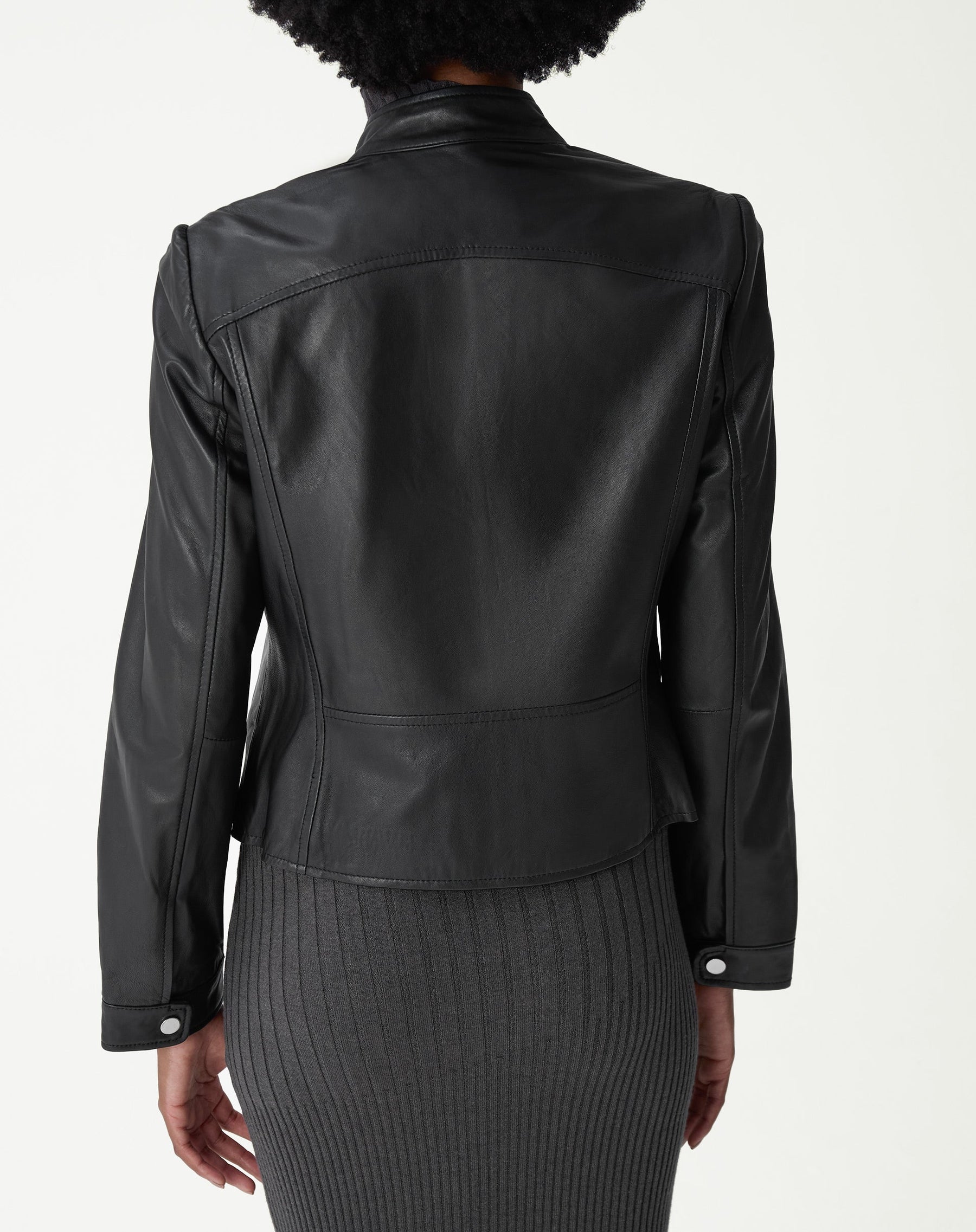 Jaqueta Couro Pelica Essential - Preto