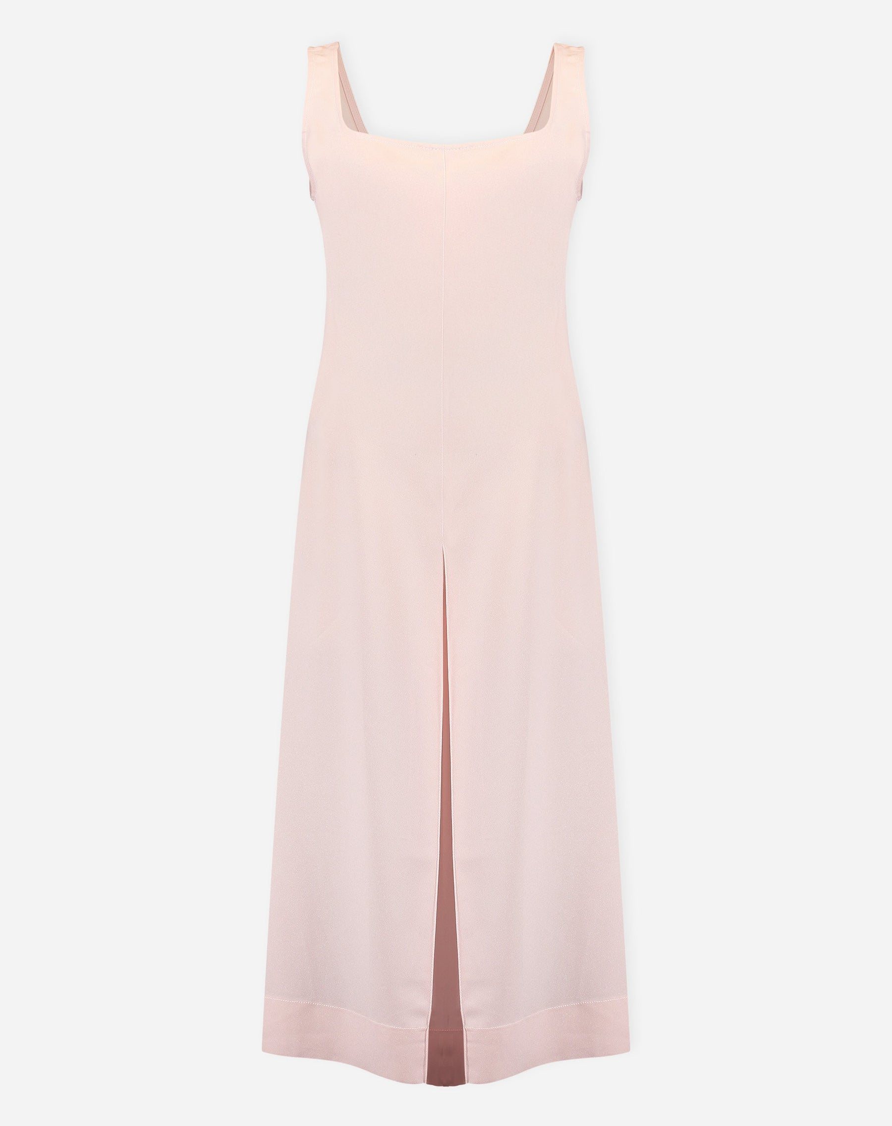Vestido Regata Alfaiataria Midi - Rosa Claro