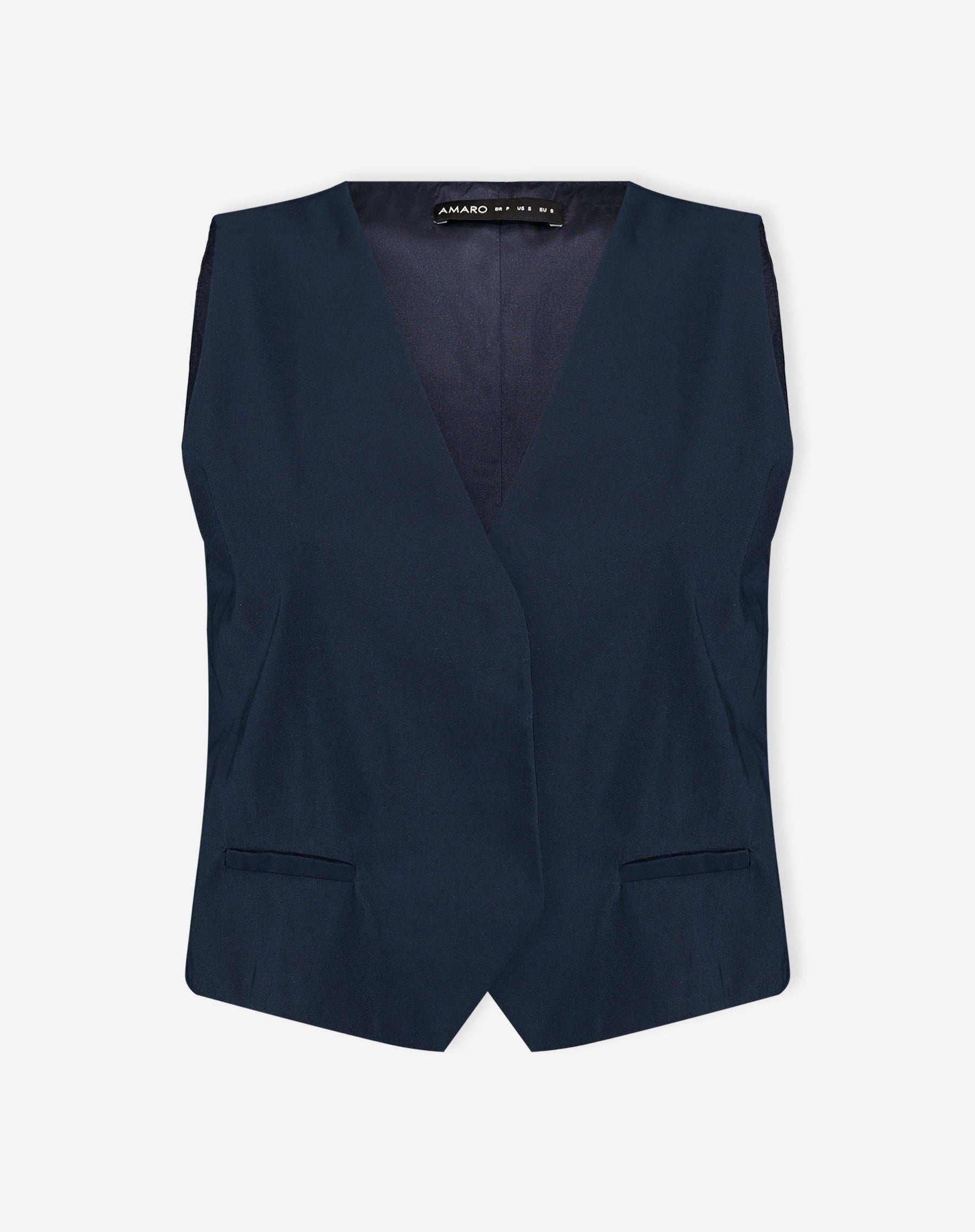 COLETE DECOTE V ALFAIATARIA - AZUL MARINHO