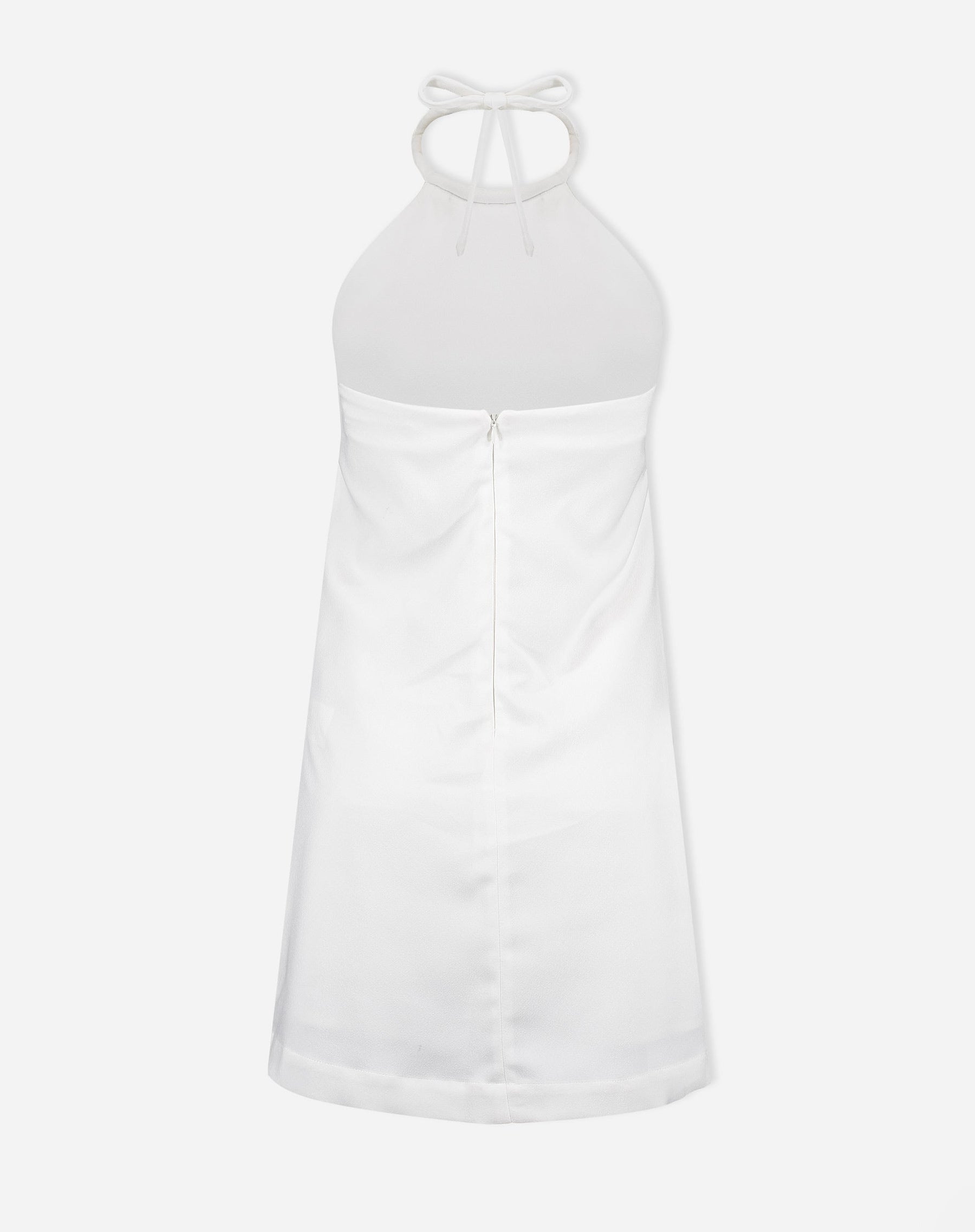 Vestido Curto Frente Única - Off-white