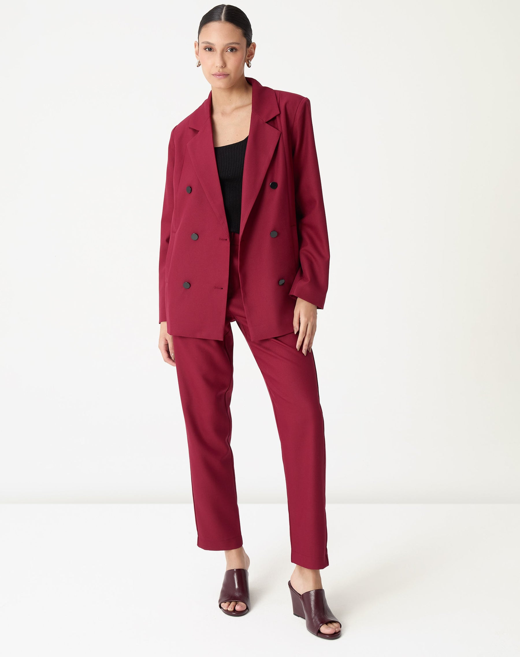 BLAZER OVERSIZED - VINHO