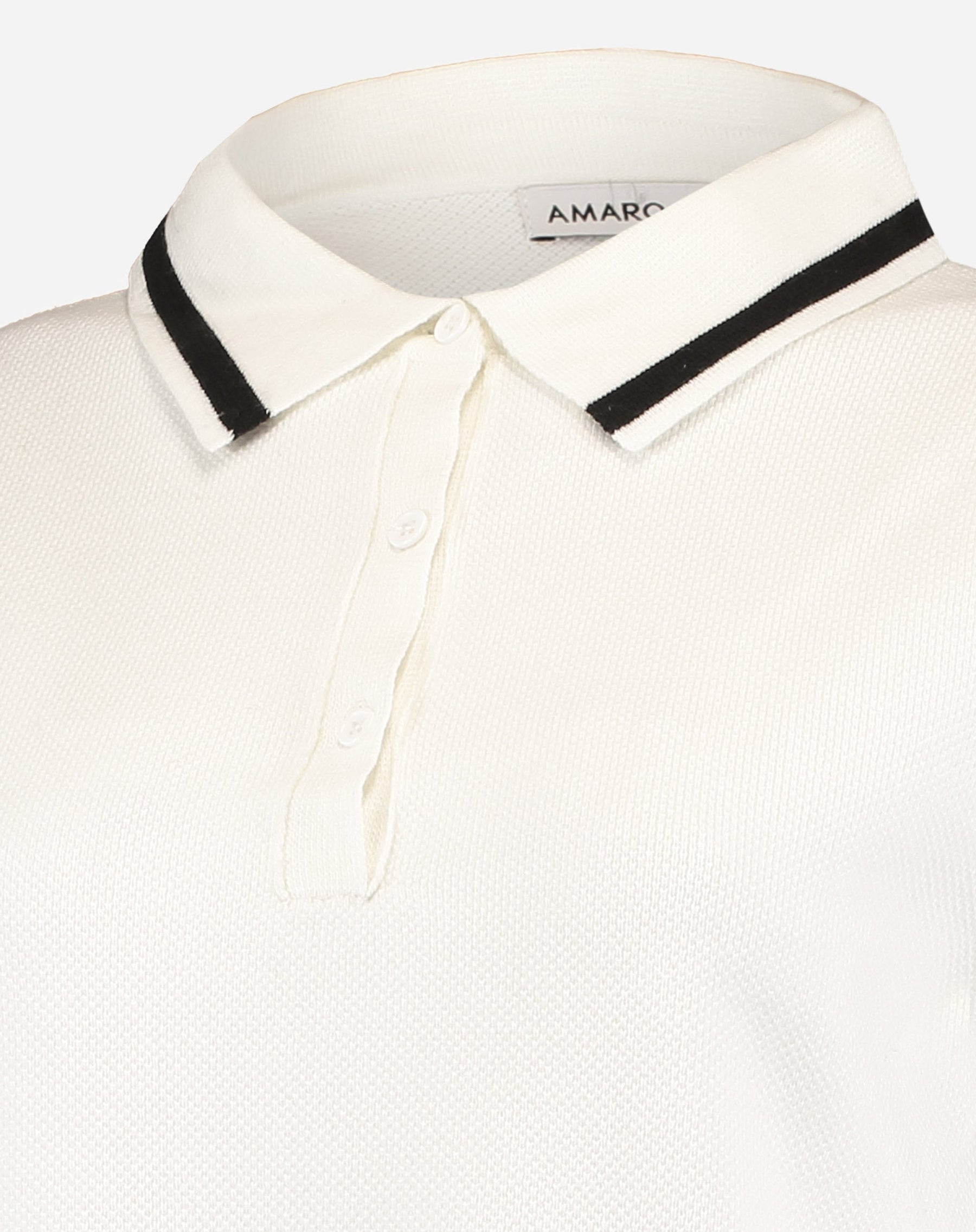 VESTIDO POLO TRICOT - OFF-WHITE