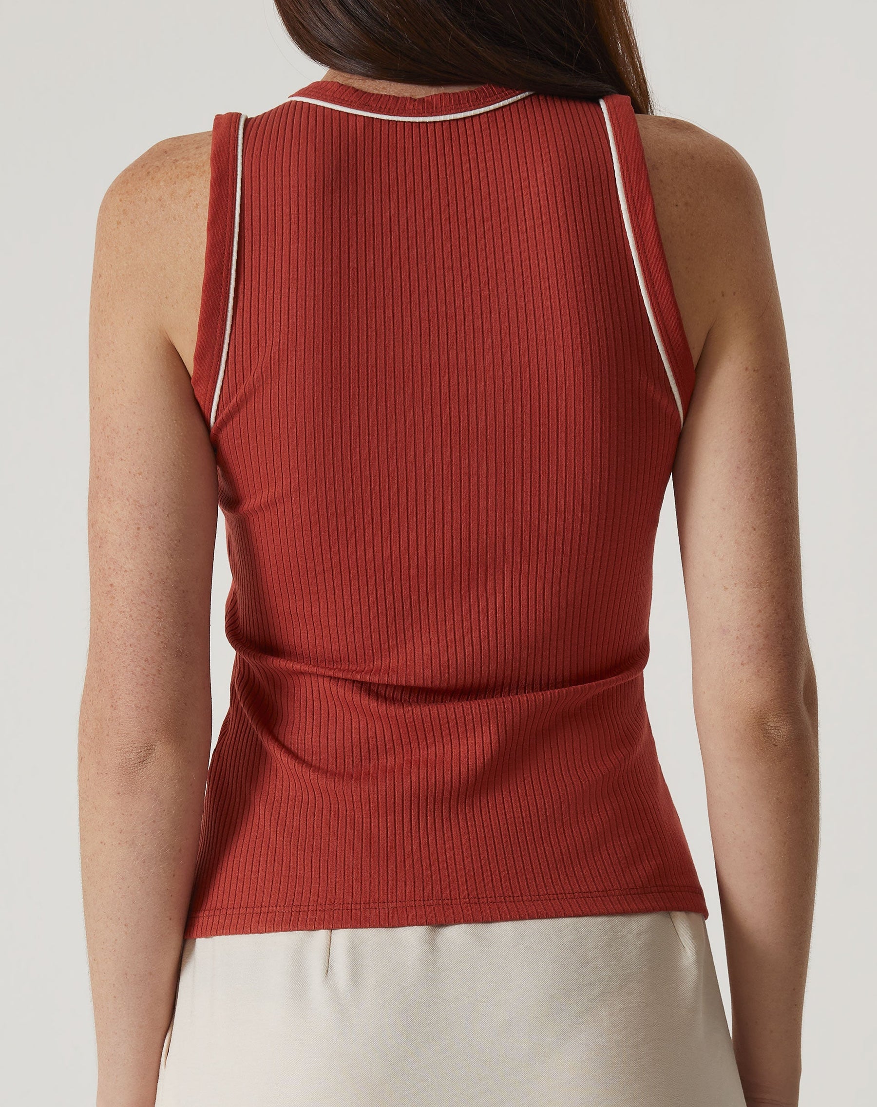 REGATA SLIM DE MALHA - LARANJA