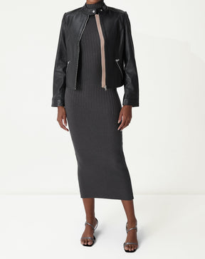 Jaqueta Couro Pelica Essential - Preto