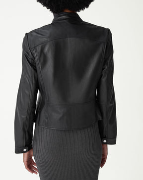 Jaqueta Couro Pelica Essential - Preto