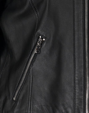 Jaqueta Couro Pelica Essential - Preto