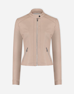 Jaqueta Couro Pelica Essential - Rosa Claro