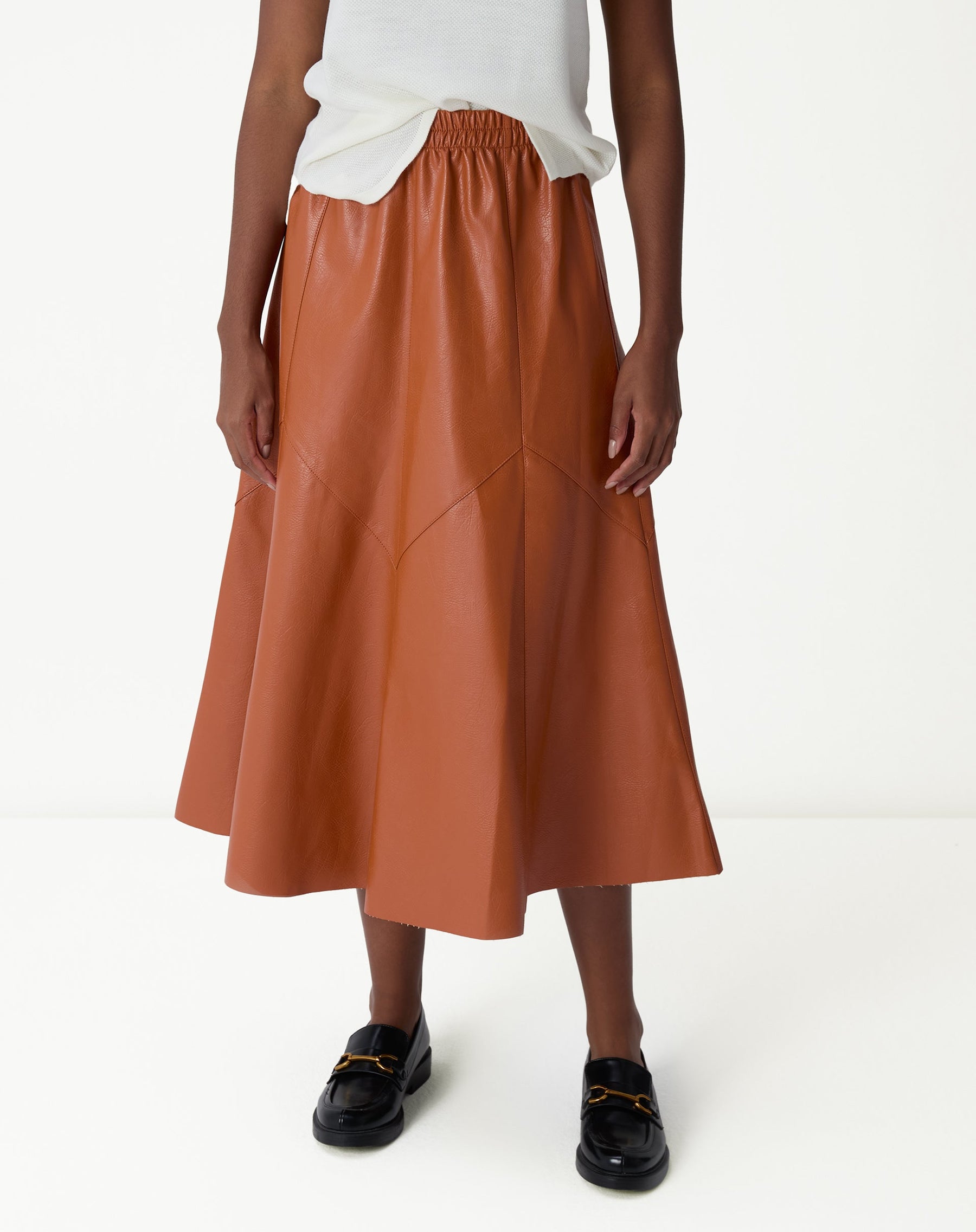 Saia Midi Statement - Caramelo