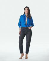 CALÇA MOM JEANS - MARROM