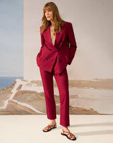 CALÇA SLIM ALFAIATARIA - VINHO