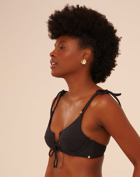 Calcinha Korina Luz da Manhã Preto - Preto