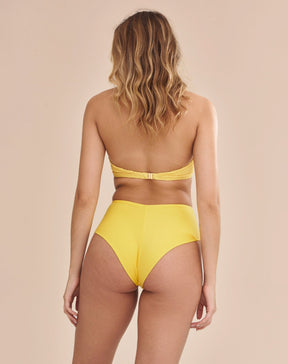 Calcinha Ola Hot Pant Amarelo Sol - Amarelo