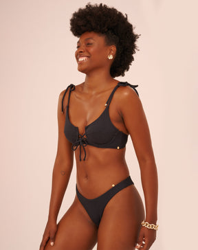 Top Korina Luz da Manhã Preto - Preto