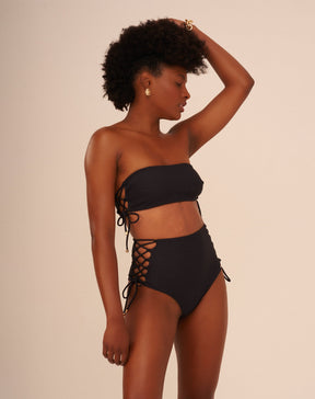 Top Thayse Luz da Manhã Preto - Preto