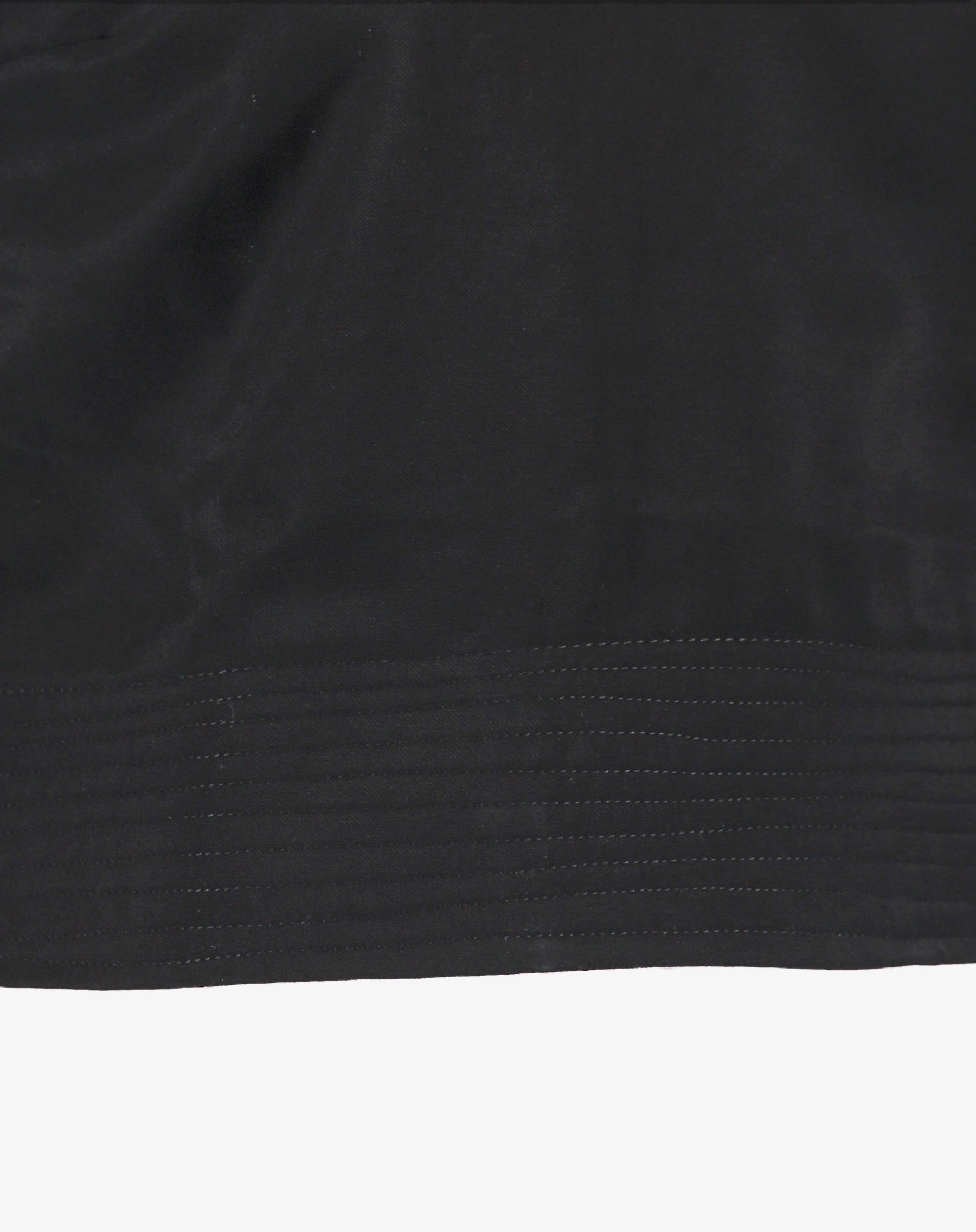 Top Cropped Alfaiataria Decote Redondo - Preto