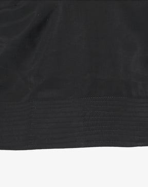 Top Cropped Alfaiataria Decote Redondo - Preto