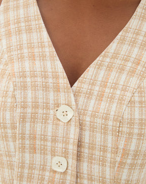 COLETE DECOTE V DE ALFAIATARIA - AREIA