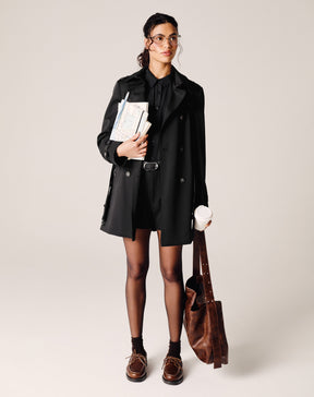 SHORTS CURTO RETO ALFAIATARIA - PRETO