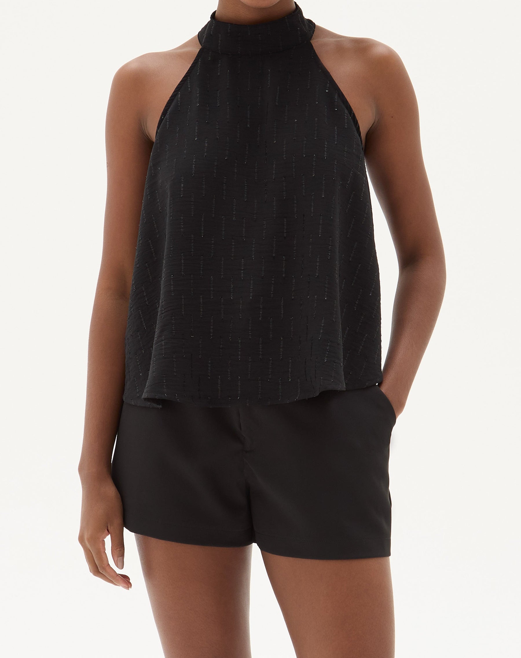 SHORTS CURTO RETO ALFAIATARIA - PRETO