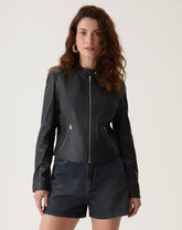 SHORTS CURTO JEANS - MARROM