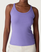 REGATA DECOTE U DE MALHA RIBANA - LILÁS