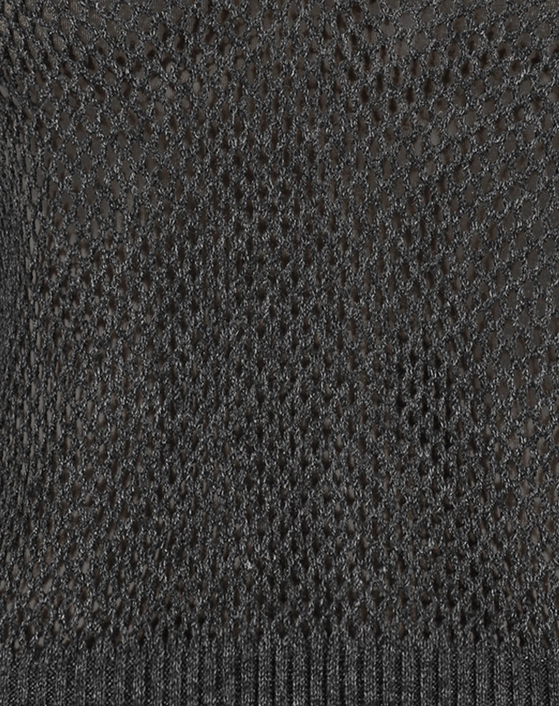 Blusa Polo de Tricot Telado - Chumbo