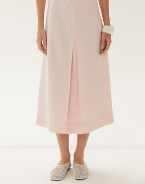 Vestido Regata Alfaiataria Midi - Rosa Claro