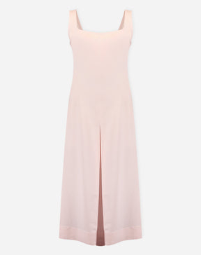 Vestido Regata Alfaiataria Midi - Rosa Claro