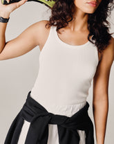 Shorts Cintura Elástico com Bolsos - Off-white