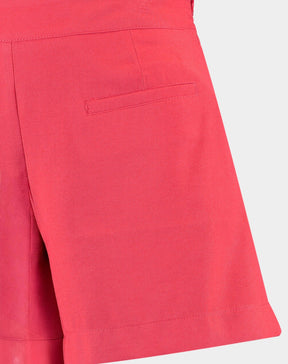 SHORT COM BOLSOS EMBUTIDOS - CORAL