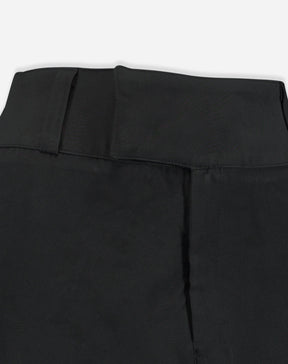 SAIA CURTA COM PASSANTES DE ALFAIATARIA - PRETO