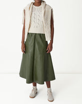 Saia Midi Statement - Verde Militar