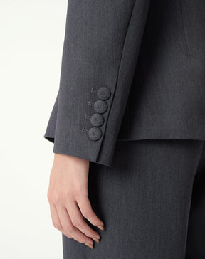 BLAZER SLIM ABOTOAMENTO DUPLO ALFAIATARIA - CINZA