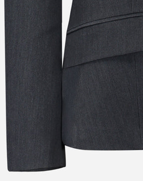 BLAZER SLIM ABOTOAMENTO DUPLO ALFAIATARIA - CINZA