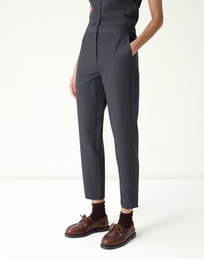 CALÇA SLIM ALFAIATARIA - CINZA