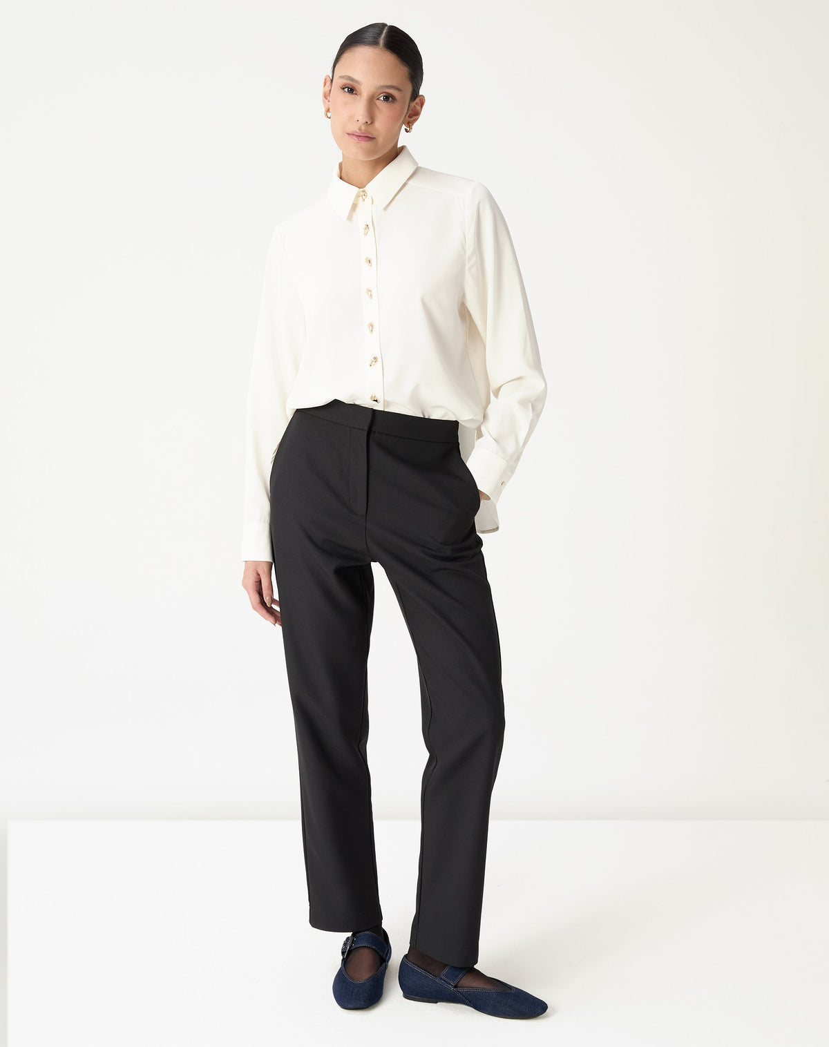 CALÇA SLIM ALFAIATARIA - PRETO