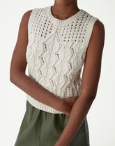 REGATA TRICOT PONTO DIFERENCIADO - BEGE