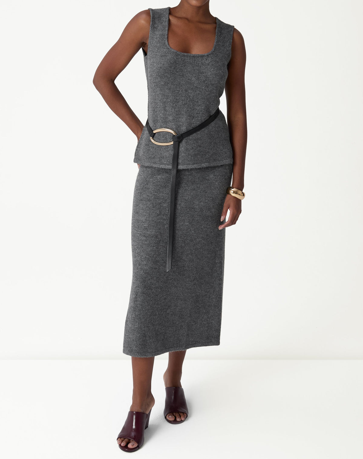 REGATA ALONGADA DE TRICOT - CHUMBO