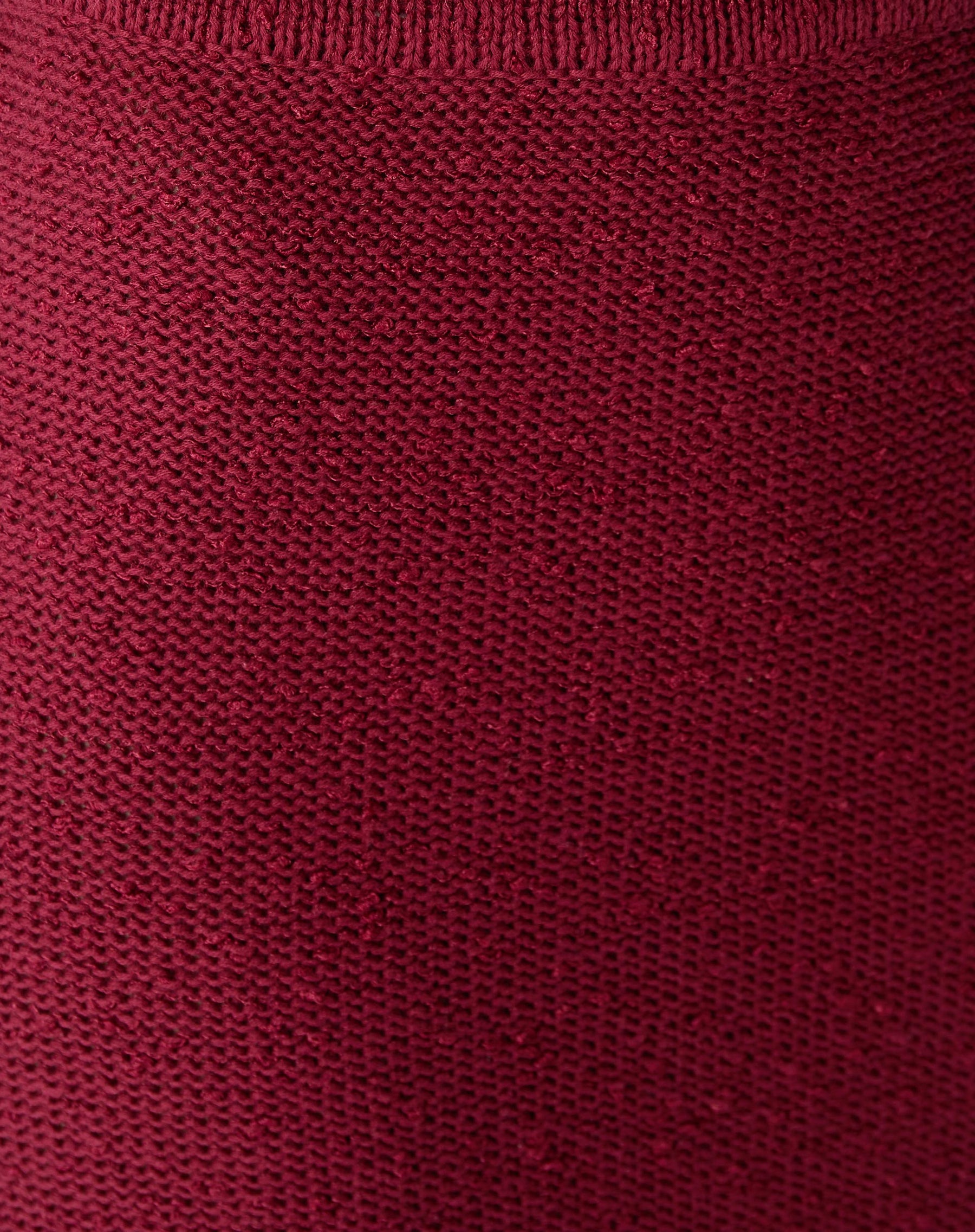SAIA LONGA TRICOT - VERMELHO