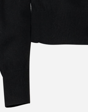 SUÉTER GOLA CARECA DE CASHMERE - PRETO