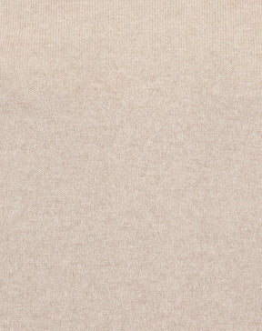 SUÉTER GOLA CARECA DE CASHMERE - CAQUI