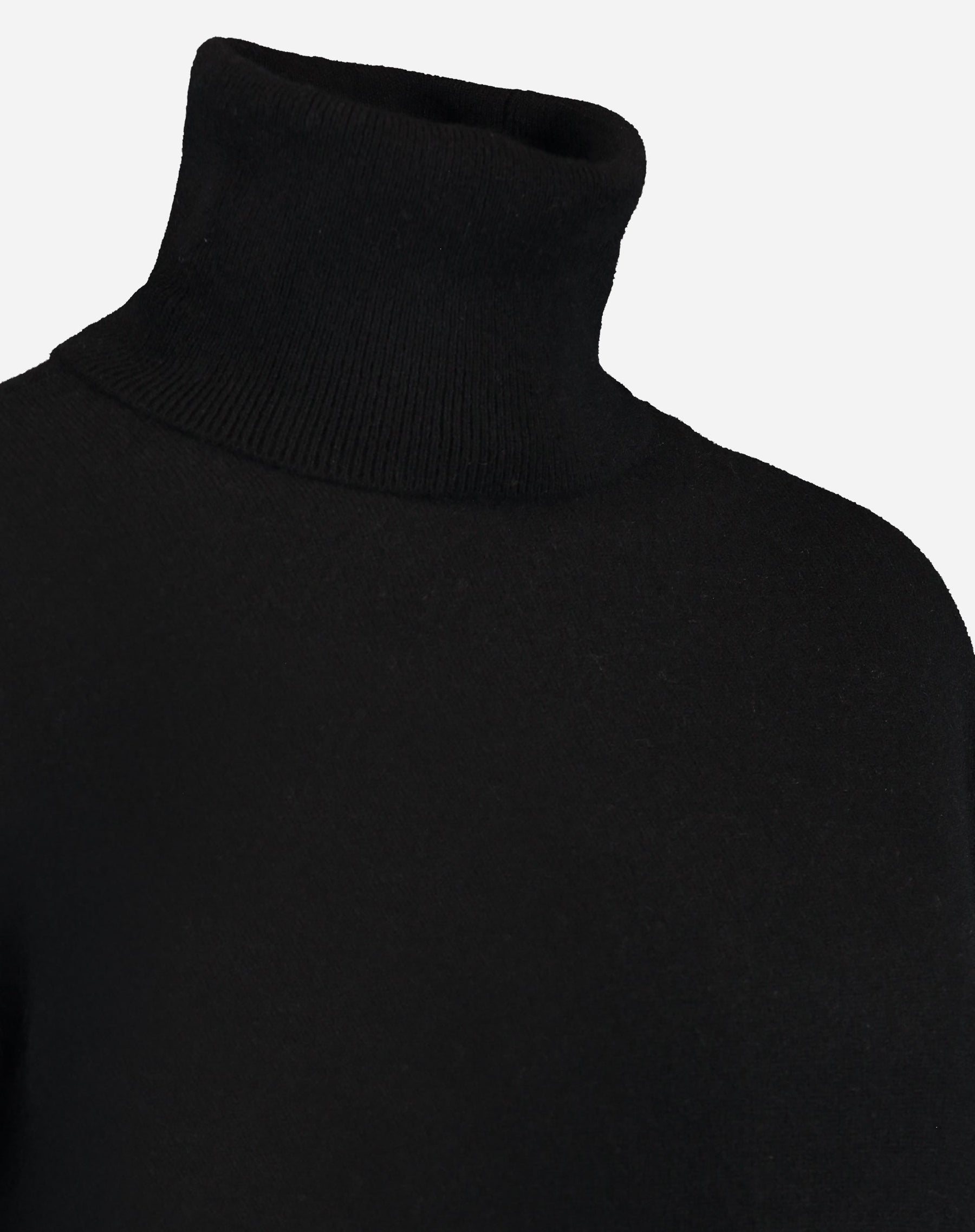 Suéter Gola Alta de Cashmere  - PRETO