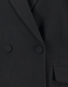 BLAZER SLIM ABOTOAMENTO DUPLO ALFAIATARIA - PRETO