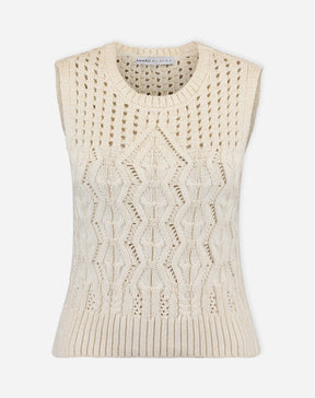 REGATA TRICOT PONTO DIFERENCIADO - BEGE