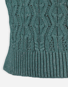 REGATA TRICOT PONTO DIFERENCIADO - VERDE