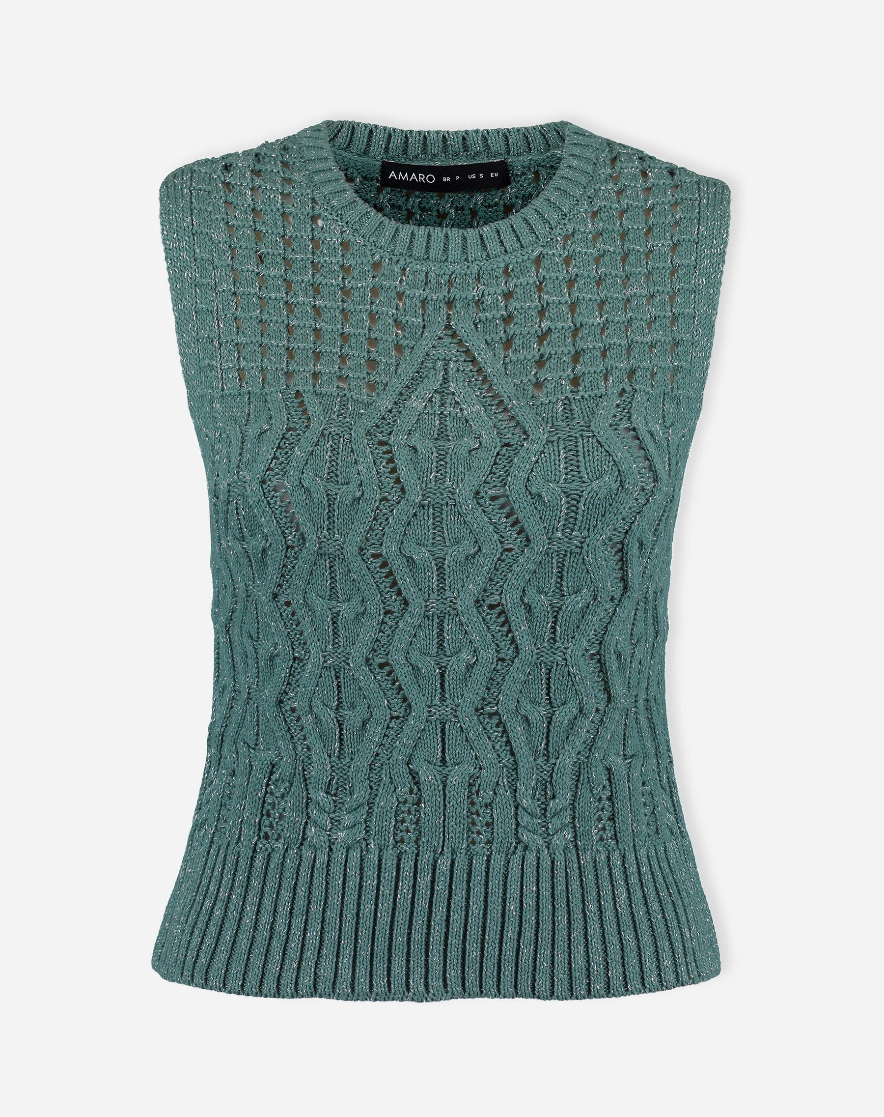 REGATA TRICOT PONTO DIFERENCIADO - VERDE