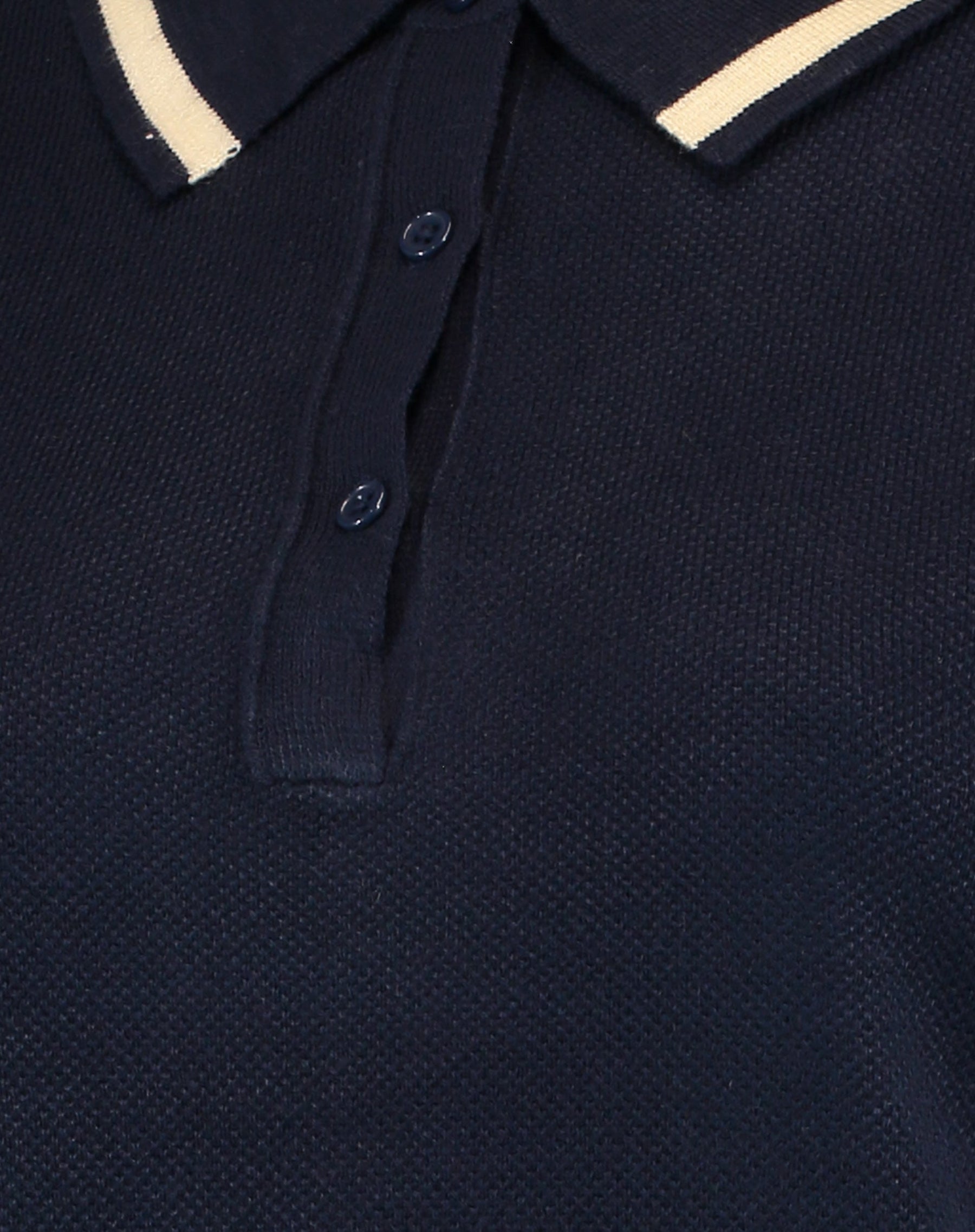 VESTIDO POLO TRICOT - AZUL MARINHO