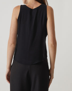 REGATA DE VISCOSE - PRETO